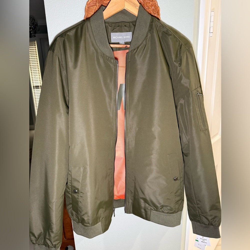Michael Kors Khaki Windbreaker for Men